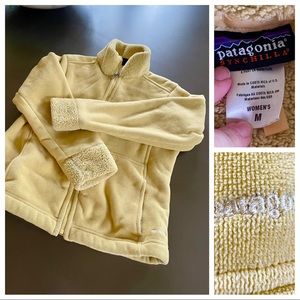 Patagonia Synchilla Fleece Jacket, Lt Yellow, Medium GUC